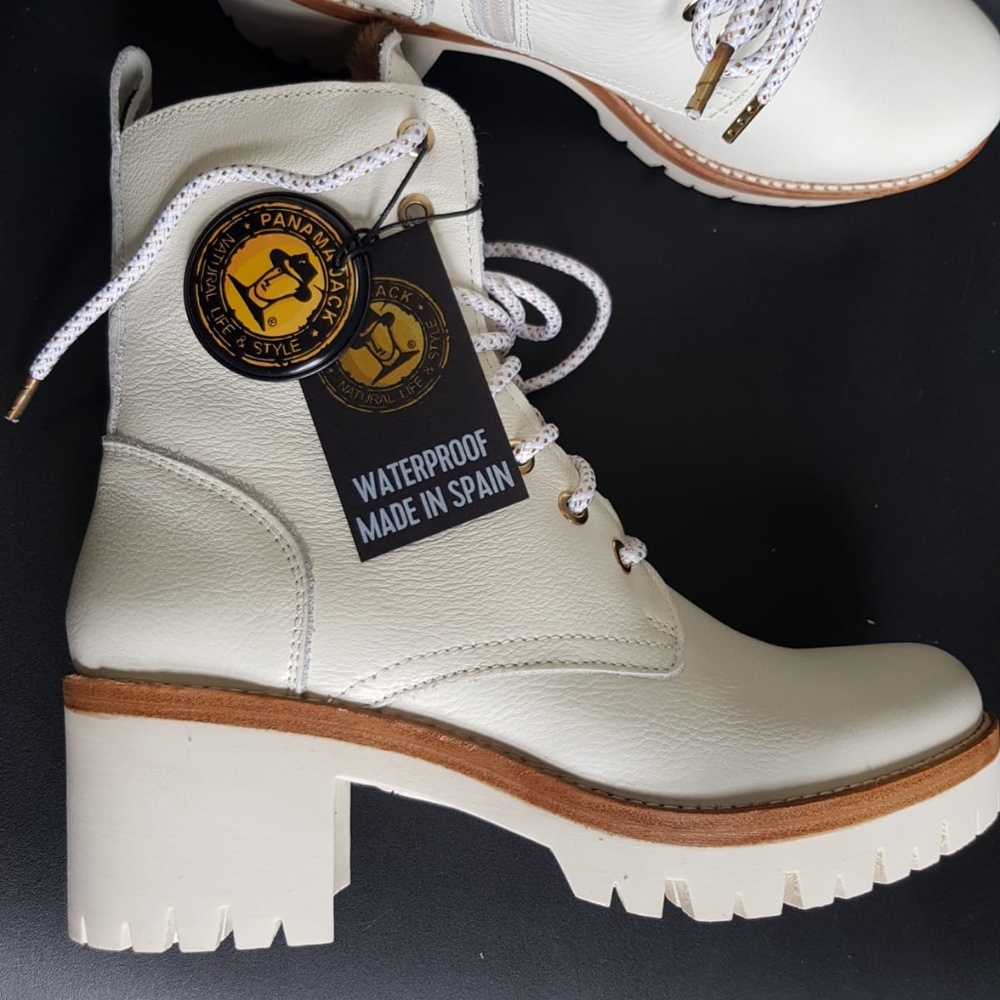 Waterproof Fur lined leather combat boots NEW - Picture 5 of 15